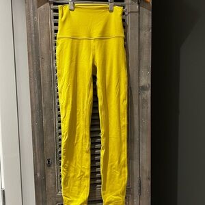 lululemon athletica Yellow High-Waisted Leggings